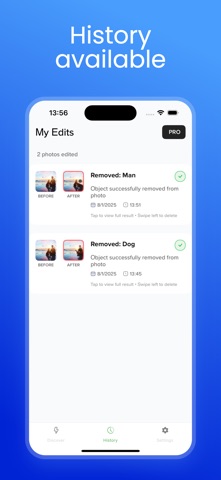 Magic Eraser app screen, third supplied screenshot